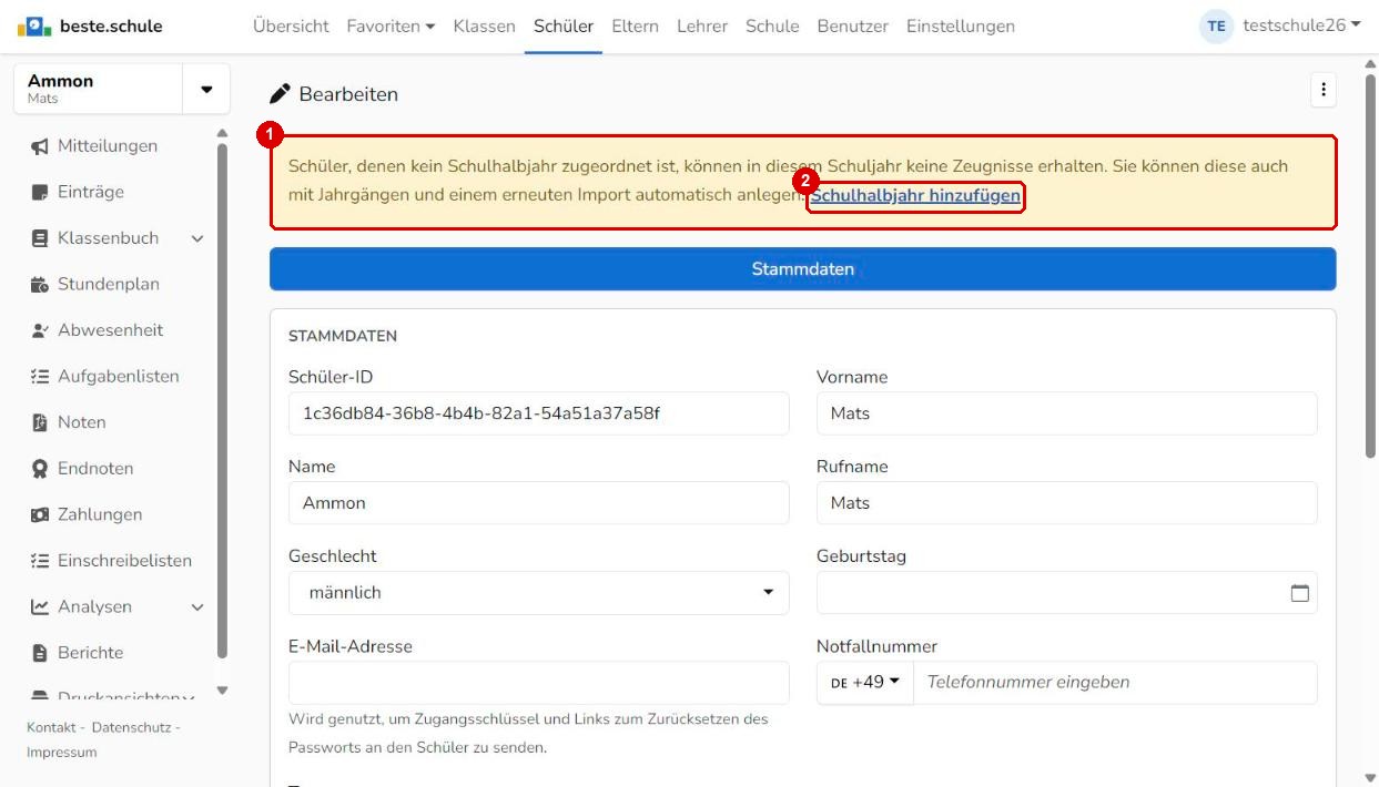 Hinweis: kein Schulhalbjahr zugeordnet