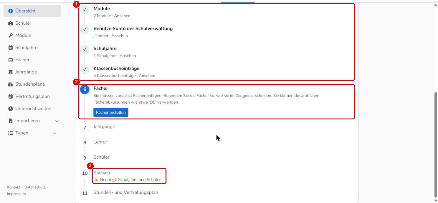 Einrichtungs-Checkliste direkt nach der Gründung